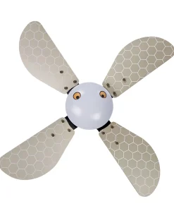 Valaisimet<Beliani Tuuletinvalaisin Rauta Musta/Keltainen Dolores