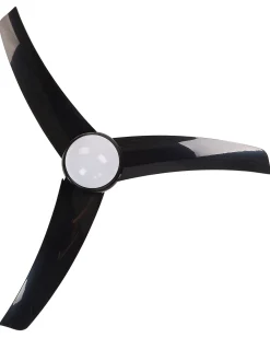 Shop Beliani Tuuletinvalaisin Rauta Musta Jiboa