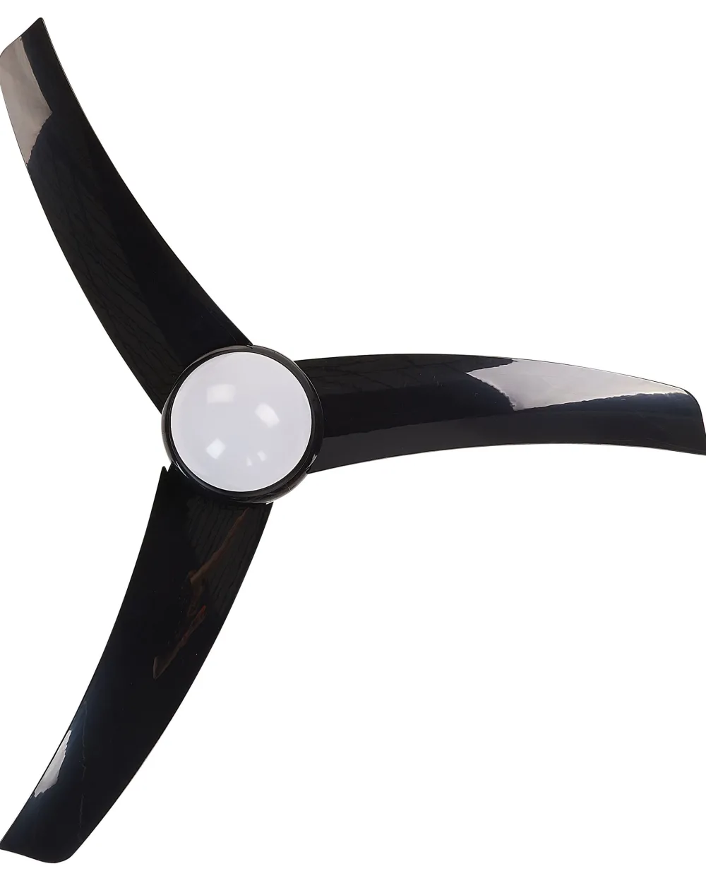 Shop Beliani Tuuletinvalaisin Rauta Musta Jiboa