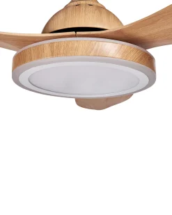 Fashion Beliani Tuuletinvalaisin Rauta Vaaleanruskea Muddy