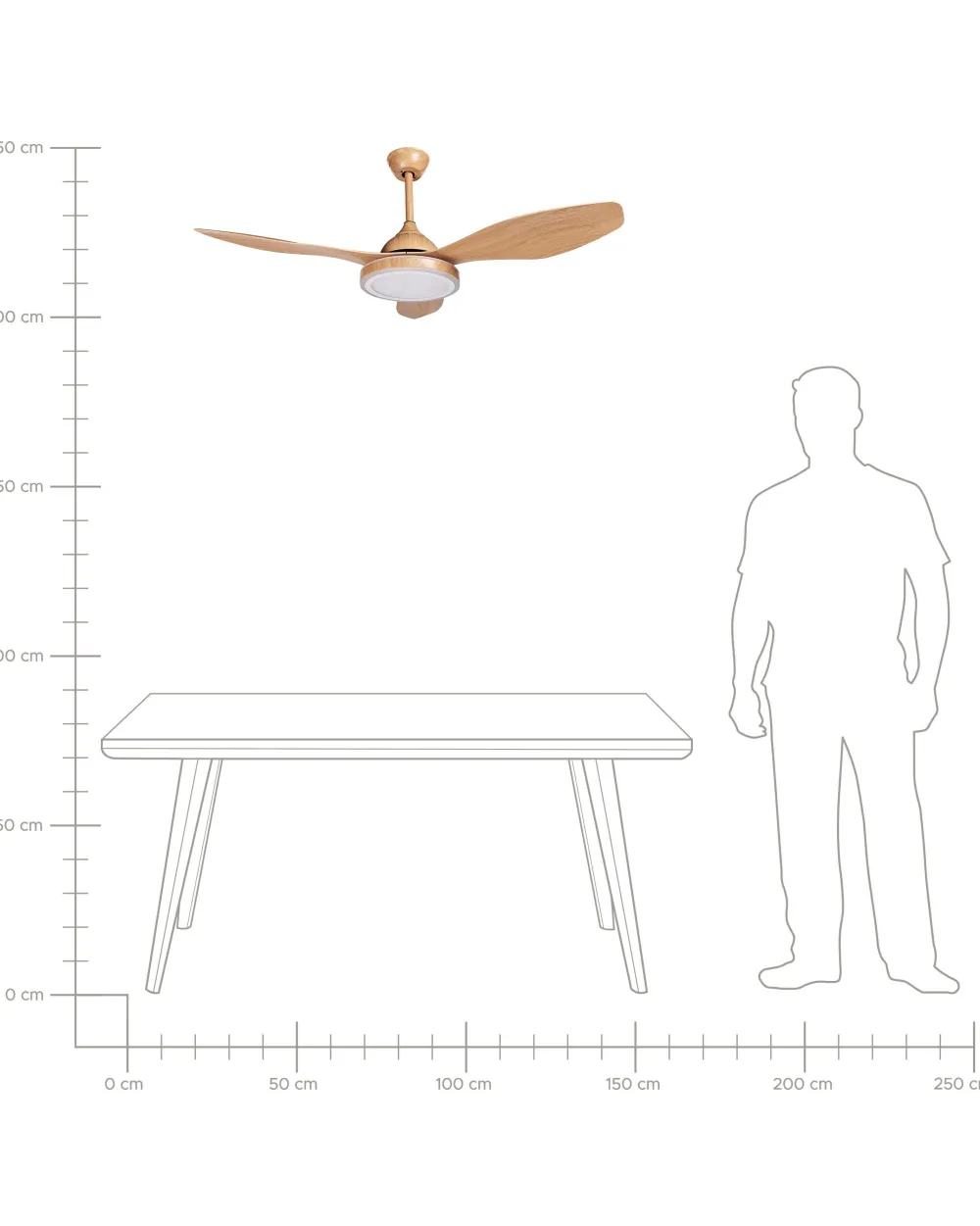 Fashion Beliani Tuuletinvalaisin Rauta Vaaleanruskea Muddy