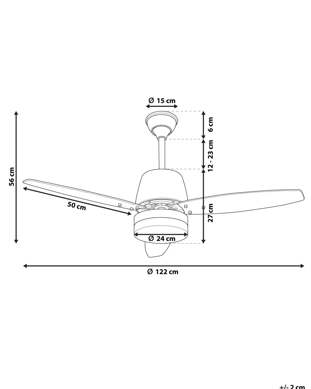 Valaisimet<Beliani Tuuletinvalaisin Tumma Puu/Musta Mlava