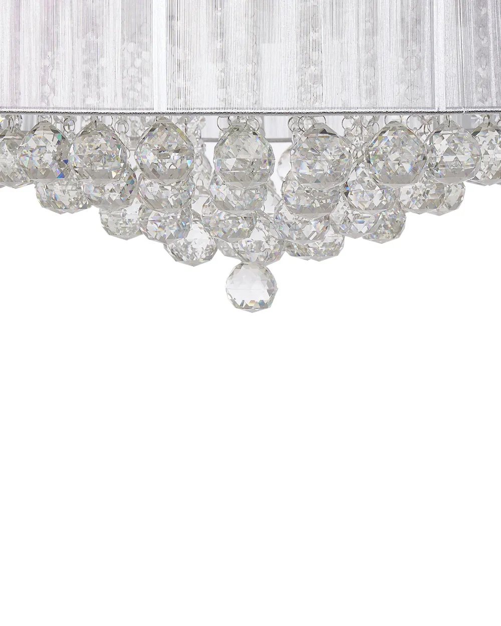 Flash Sale Beliani Tuuletinvalaisin Valkoinen Peel