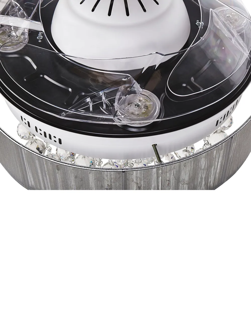 Flash Sale Beliani Tuuletinvalaisin Valkoinen Peel