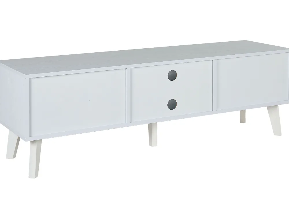 Best Beliani Tv-Taso 2 Kaappia 2 Hyllya Luonnonvalkoinen Parton