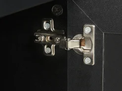 Cheap Beliani Tv-Taso 2 Kaappia 2 Hyllya Musta Opoco