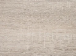 Säilytys<Beliani Tv-Taso 2 Kaappia 4 Hyllya Vaalea Puu/Harmaa Alloa