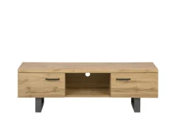 Säilytys<Beliani Tv-Taso 2 Kaappia Hylly Vaalea Puu Timber