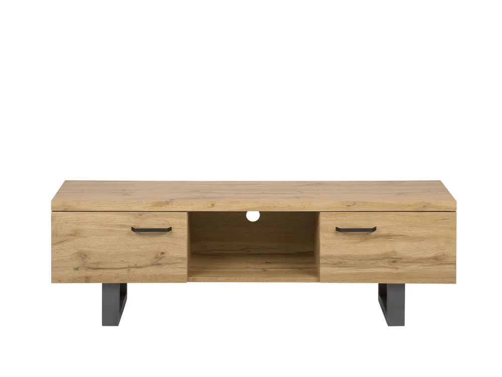 Säilytys<Beliani Tv-Taso 2 Kaappia Hylly Vaalea Puu Timber