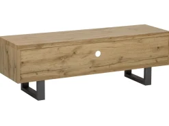 Säilytys<Beliani Tv-Taso 2 Kaappia Hylly Vaalea Puu Timber