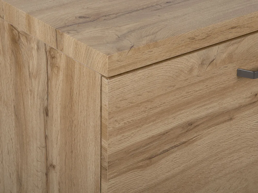 Säilytys<Beliani Tv-Taso 2 Kaappia Hylly Vaalea Puu Timber