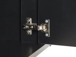 Säilytys<Beliani Tv-Taso 2 Kaappia Laatikko Vaaleanharmaa/Musta Blackpool