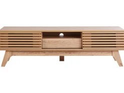 Cheap Beliani Tv-Taso 2 Kaappia Laatikko Vaalea Puu Detroit