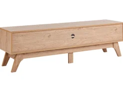 Cheap Beliani Tv-Taso 2 Kaappia Laatikko Vaalea Puu Detroit