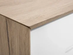 Säilytys<Beliani Tv-Taso 2 Kaappia Laatikko Vaalea Puu/Valkoinen Forester