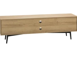 Säilytys<Beliani Tv-Taso 2 Kaappia Vaalea Puu Torvi