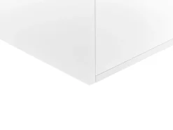 Cheap Beliani Tv-Taso 4 Laatikkoa 2 Hyllya Valkoinen/Vaalea Puu Cheval