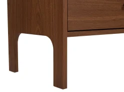 Best Beliani Tv-Taso 2 Laatikkoa Tumma Puu Corina