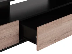 Säilytys<Beliani Tv-Taso 2 Laatikkoa Vaalea Puu/Musta Sydney