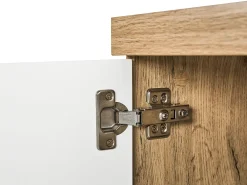 Cheap Beliani Tv-Taso Kaappi 2 Laatikkoa Vaalea Puu/Valkoinen Farada