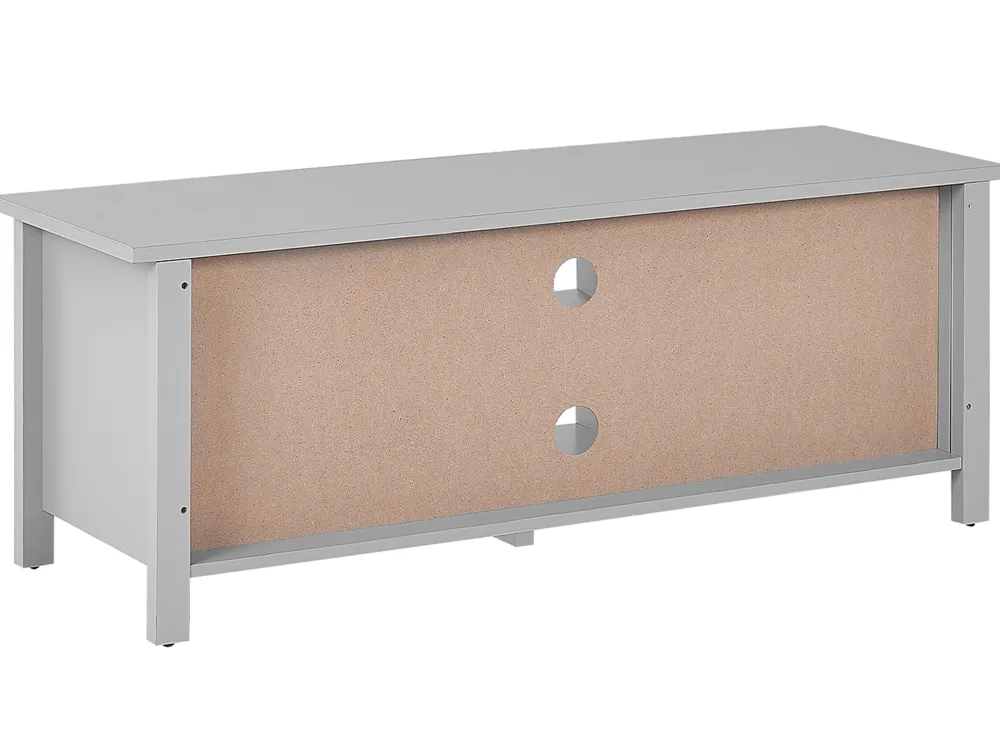 Discount Beliani Tv-Taso Kaappi 2 Laatikkoa Vaaleanharmaa Honolulu