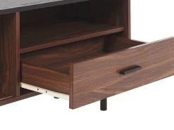 Säilytys<Beliani Tv-Taso Kaappi Laatikko Tumma Puu/Musta Jose