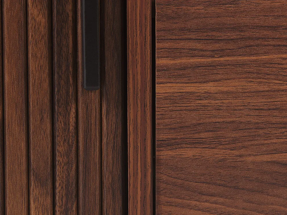 Säilytys<Beliani Tv-Taso Kaappi Laatikko Tumma Puu/Musta Jose