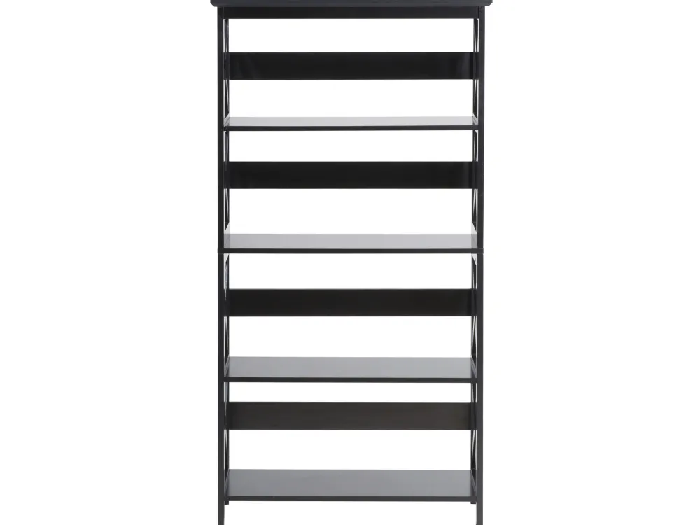 Säilytys<Beliani Tyohuonesetti 2 Osaa Tumma Puu/Musta Foster/Harwich