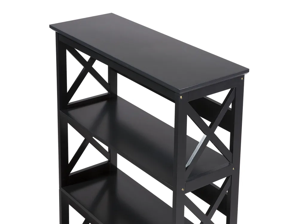 Säilytys<Beliani Tyohuonesetti 2 Osaa Tumma Puu/Musta Foster/Harwich