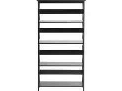 Säilytys<Beliani Tyohuonesetti 2 Osaa Tumma Puu/Musta Foster/Sheslay