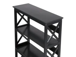 Säilytys<Beliani Tyohuonesetti 2 Osaa Tumma Puu/Musta Foster/Sheslay