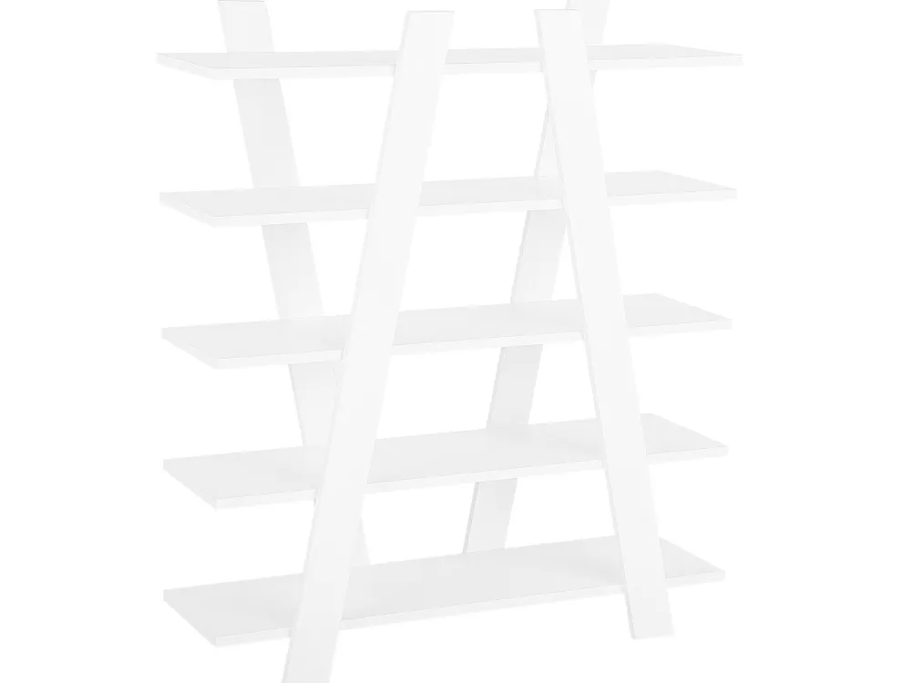 Säilytys<Beliani Tyohuonesetti 2 Osaa Valkoinen/Vaalea Puu Escalante/Sheslay