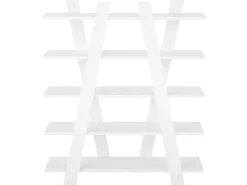 Säilytys<Beliani Tyohuonesetti 2 Osaa Valkoinen/Vaalea Puu Escalante/Sheslay