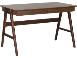 Lastenhuone<Beliani Tyopoyta 2 Laatikkoa Tumma Puu 120 X 70 Cm Sheslay