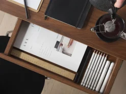 Lastenhuone<Beliani Tyopoyta 2 Laatikkoa Tumma Puu 120 X 70 Cm Sheslay