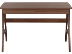 Lastenhuone<Beliani Tyopoyta 2 Laatikkoa Tumma Puu 120 X 70 Cm Sheslay