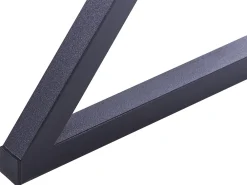 Online Beliani Tyopoyta Laatikko Tumma Puu/Musta 120 X 54 Cm Noxon