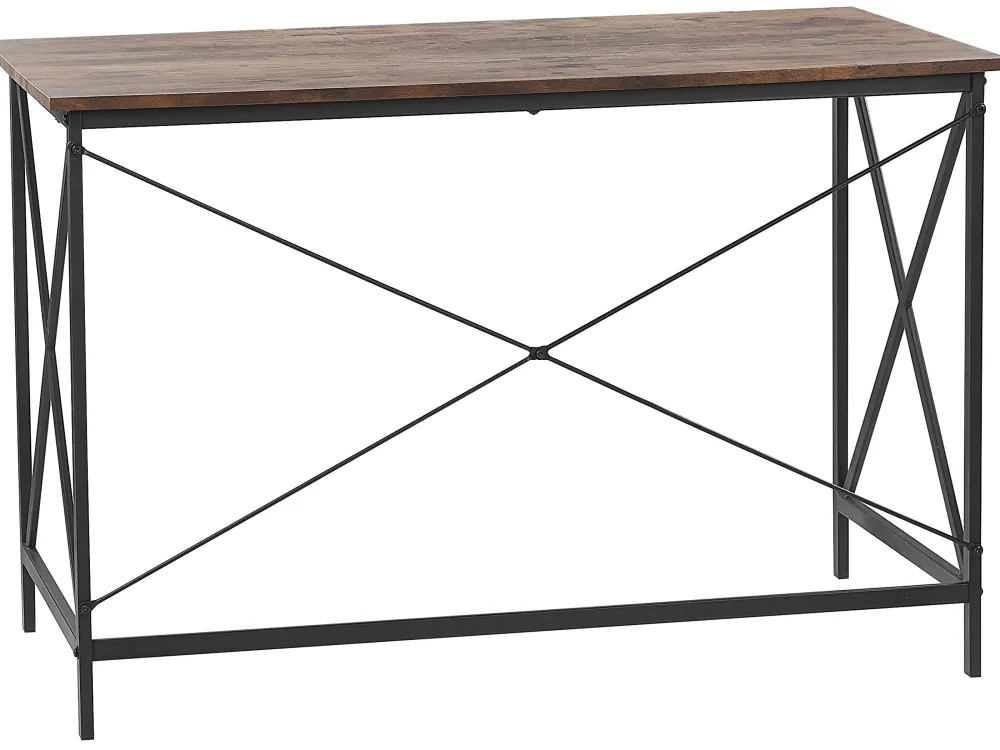 Lastenhuone<Beliani Tyopoyta Tumma Puu/Musta 115 X 60 Cm Futon