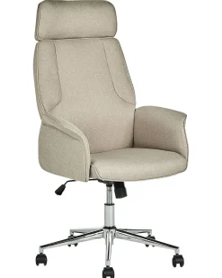 Tuolit<Beliani Tyotuoli Kangas Beige Pilot