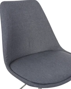 Tuolit<Beliani Tyotuoli Kangas Grafiitinharmaa Dakota