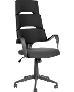 Shop Beliani Tyotuoli Kangas Musta Grandiose