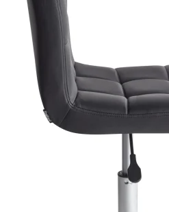 Best Sale Beliani Tyotuoli Kangas Musta Marion