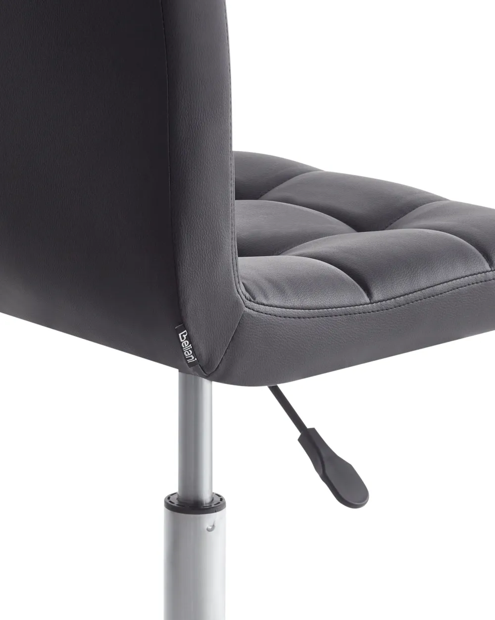 Best Sale Beliani Tyotuoli Kangas Musta Marion