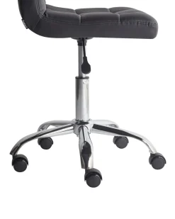 Best Sale Beliani Tyotuoli Kangas Musta Marion