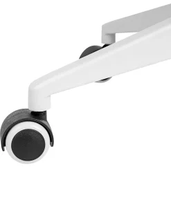 Sale Beliani Tyotuoli Kangas Ruskeanharmaa/Valkoinen Delight