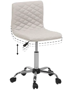 Cheap Beliani Tyotuoli Kangas Vaalea Beige Orlando