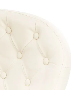 Clearance Beliani Tyotuoli Keinonahka Beige Princess