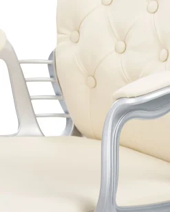 Clearance Beliani Tyotuoli Keinonahka Beige Princess