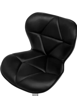 Fashion Beliani Tyotuoli Keinonahka Musta Valetta