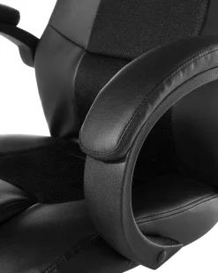 Online Beliani Tyotuoli Keinonahka Musta Fighter